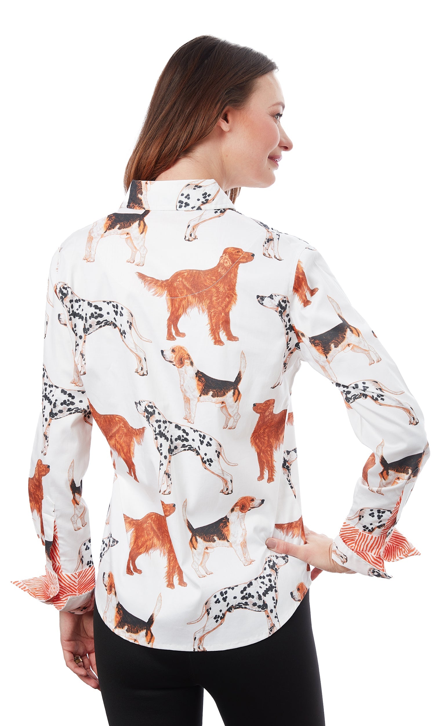 Rome Shirt Doggies Print