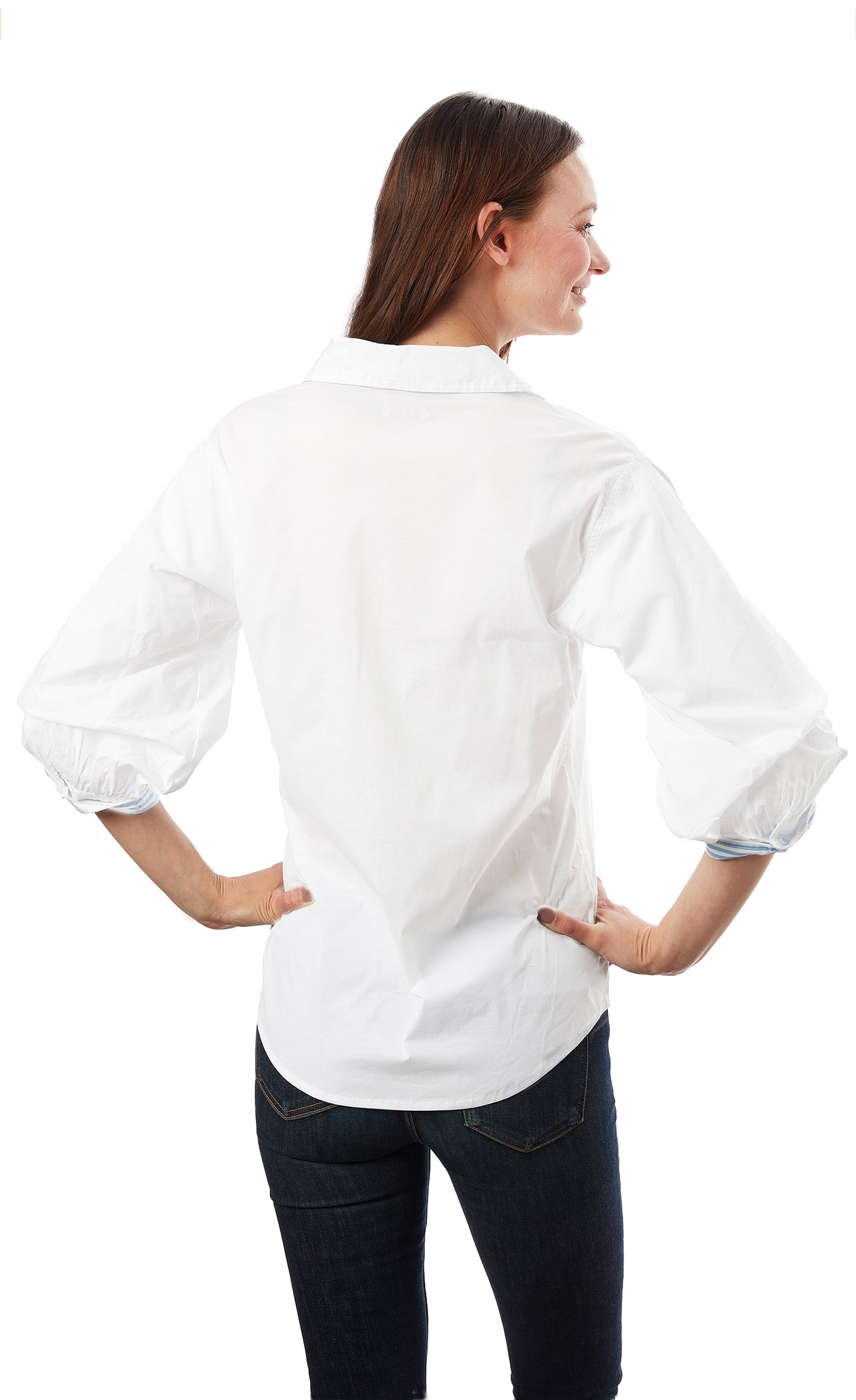 Puff Sleeve White - White