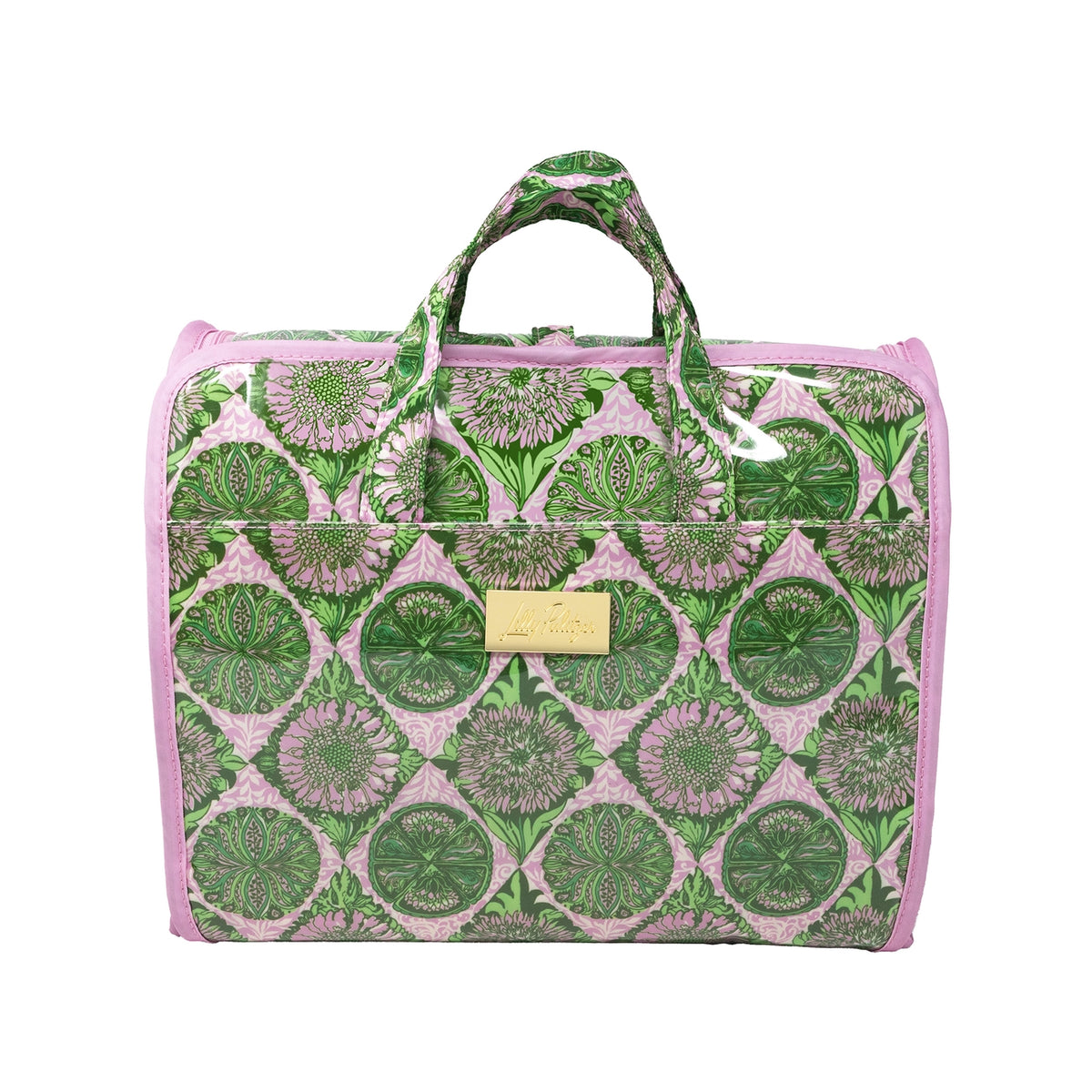 Hanging Toiletry Bag, Tropical Tiles
