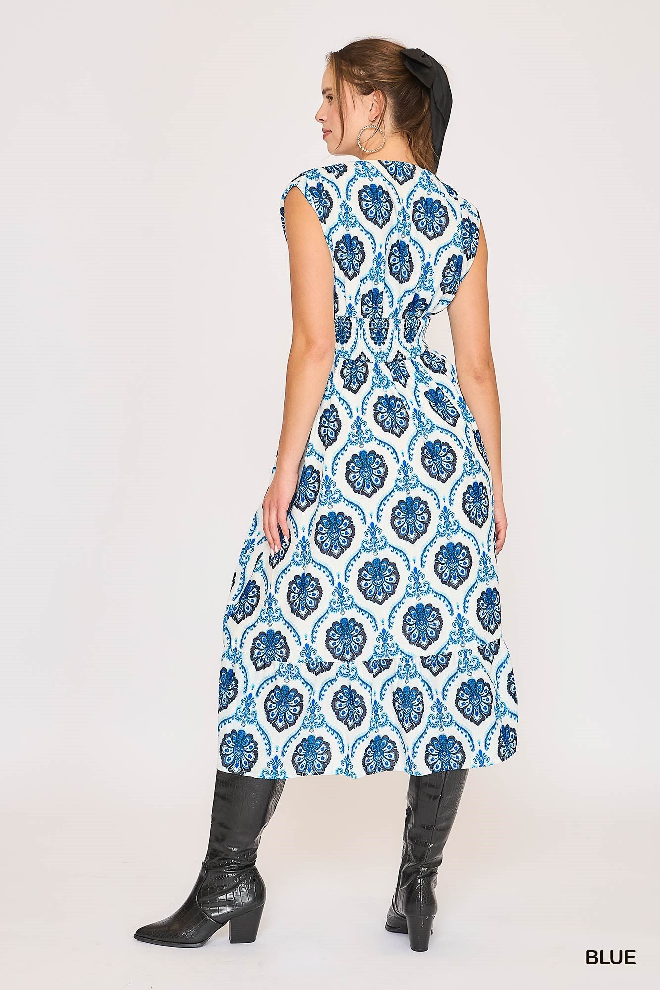 Umgee USA | Boho Chic Button-Down Midi Dress