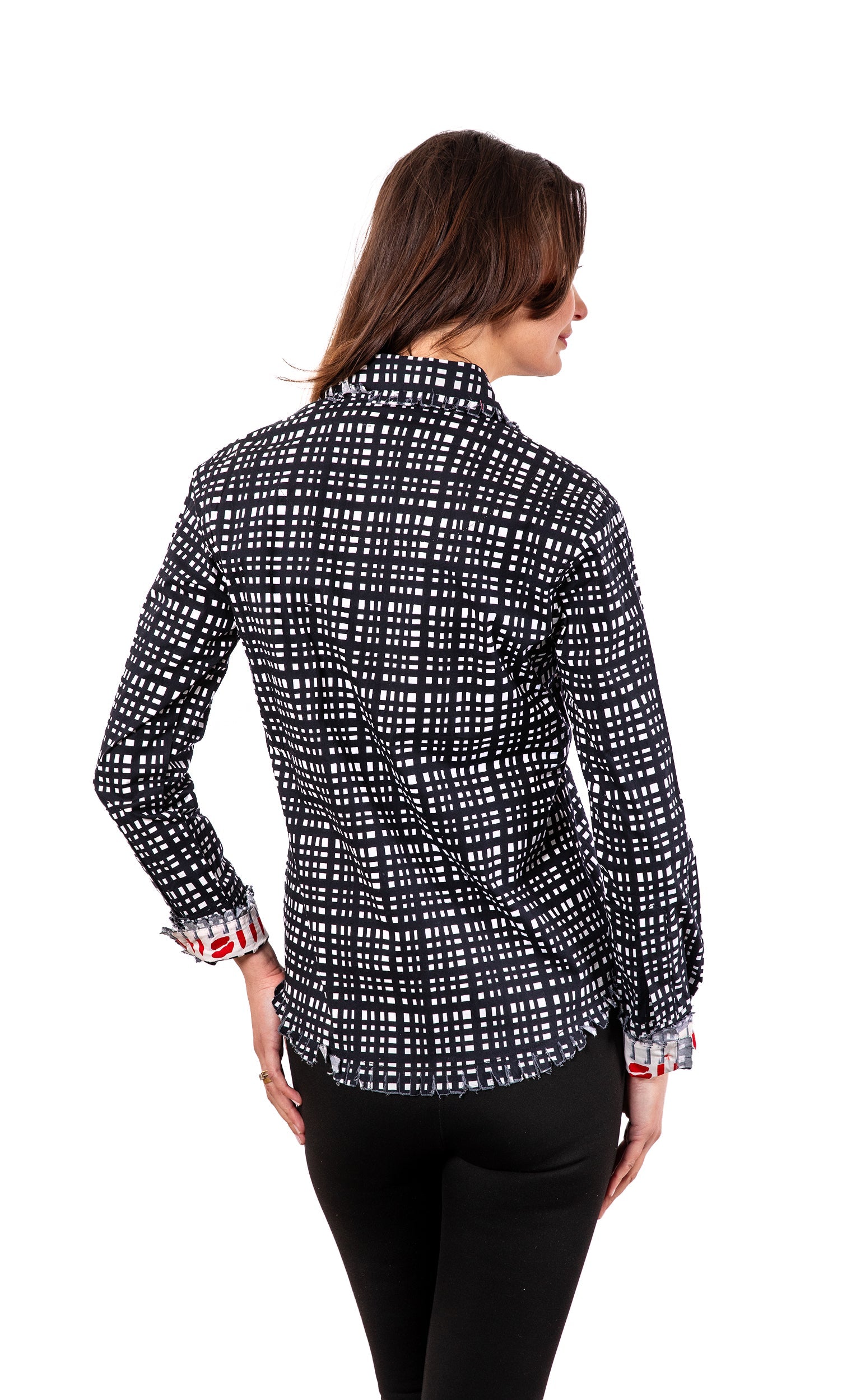 Black White Grid Cape Cod