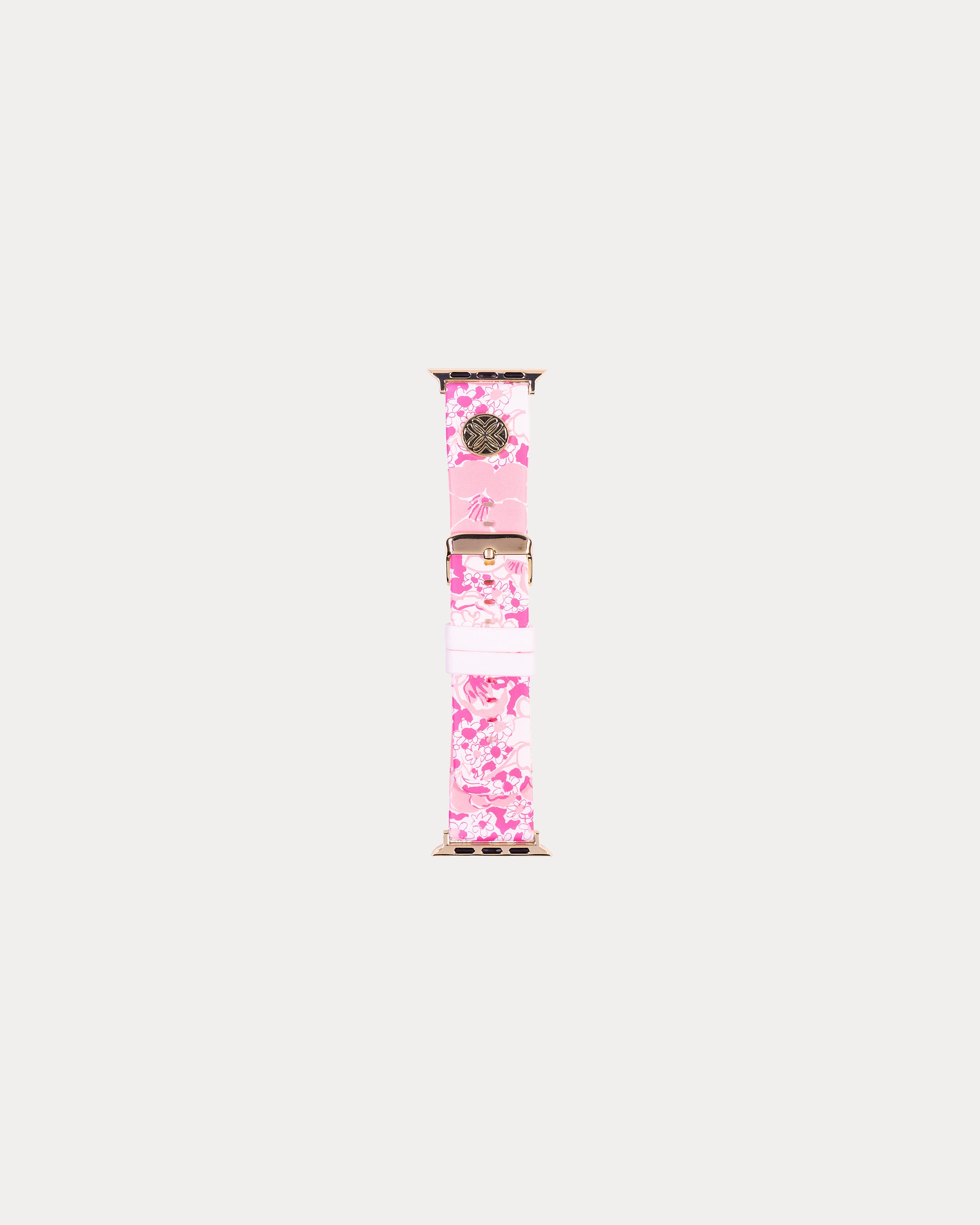 Silicone Apple Watch Band, Conch Shell Pink Burst of Joy