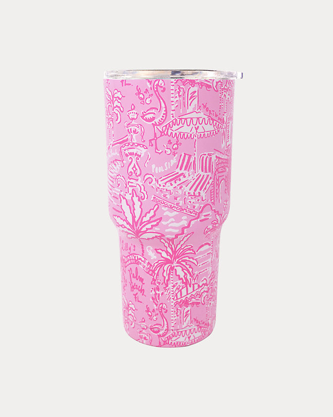 Lilly Pulitzer | Stainless Steel Tumbler (30 Oz) - Palm Beach Playground