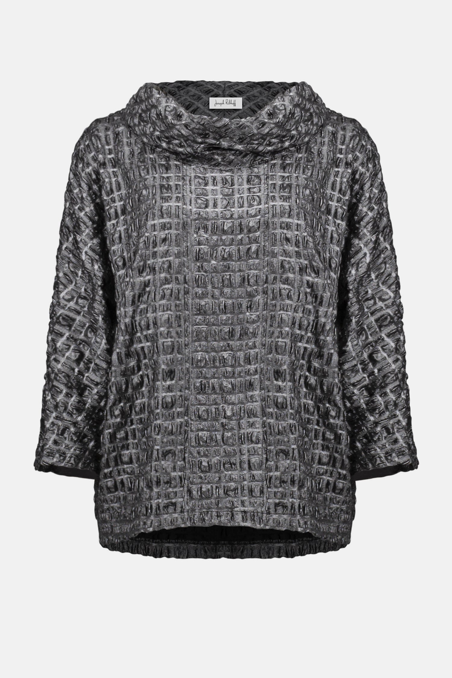 Joseph Ribkoff | Foiled Jacquard Boxy Top