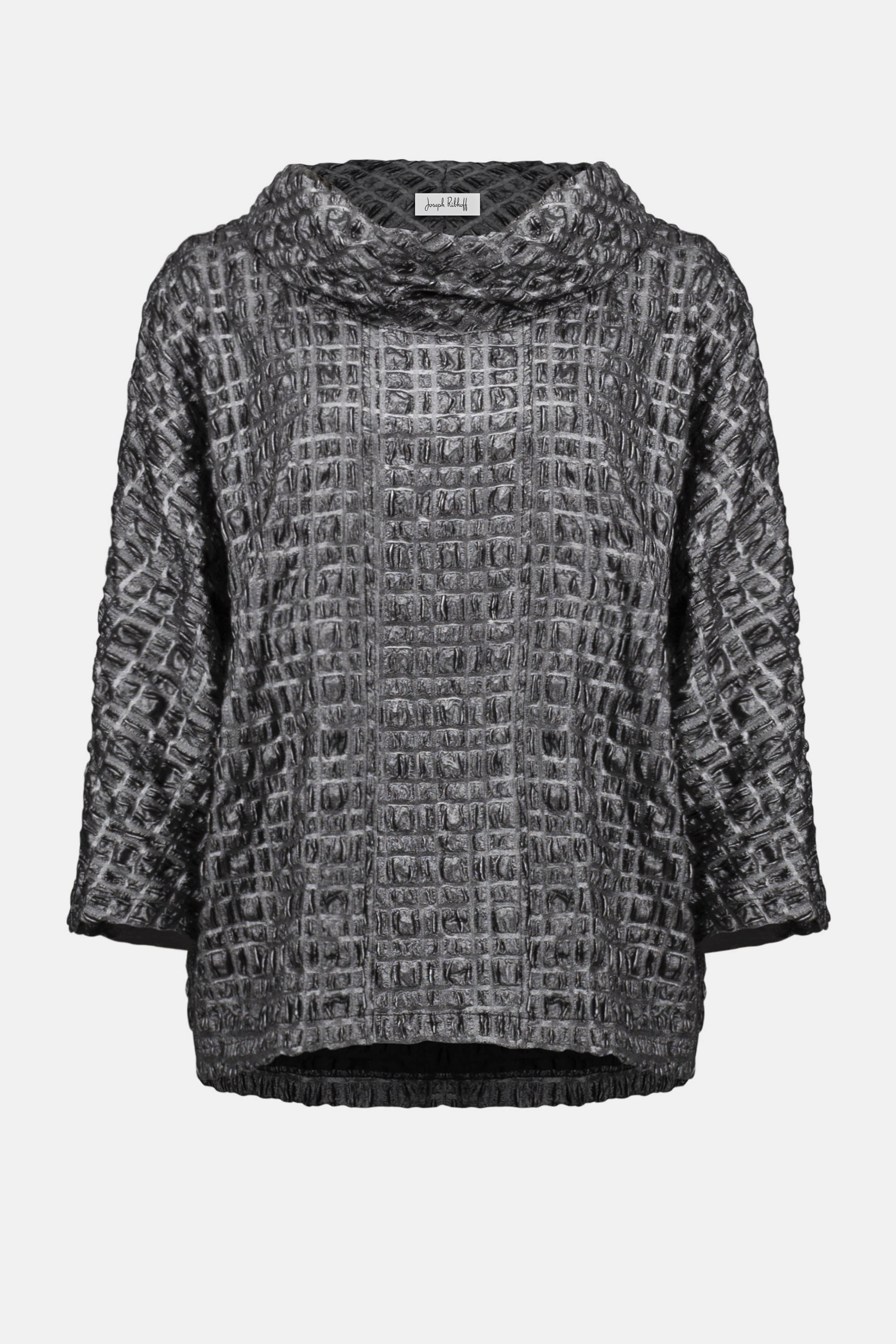 Foiled Jacquard Boxy Top