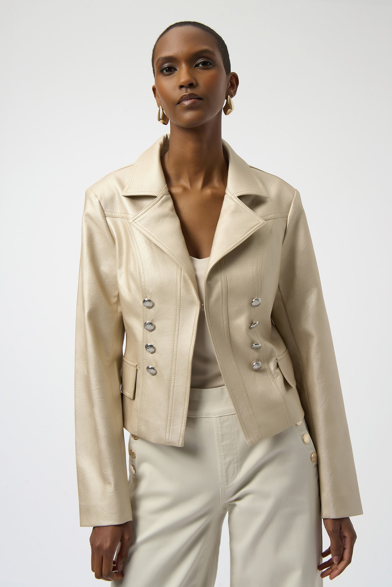 Joseph Ribkoff | Notched Collar Fitted Jacket