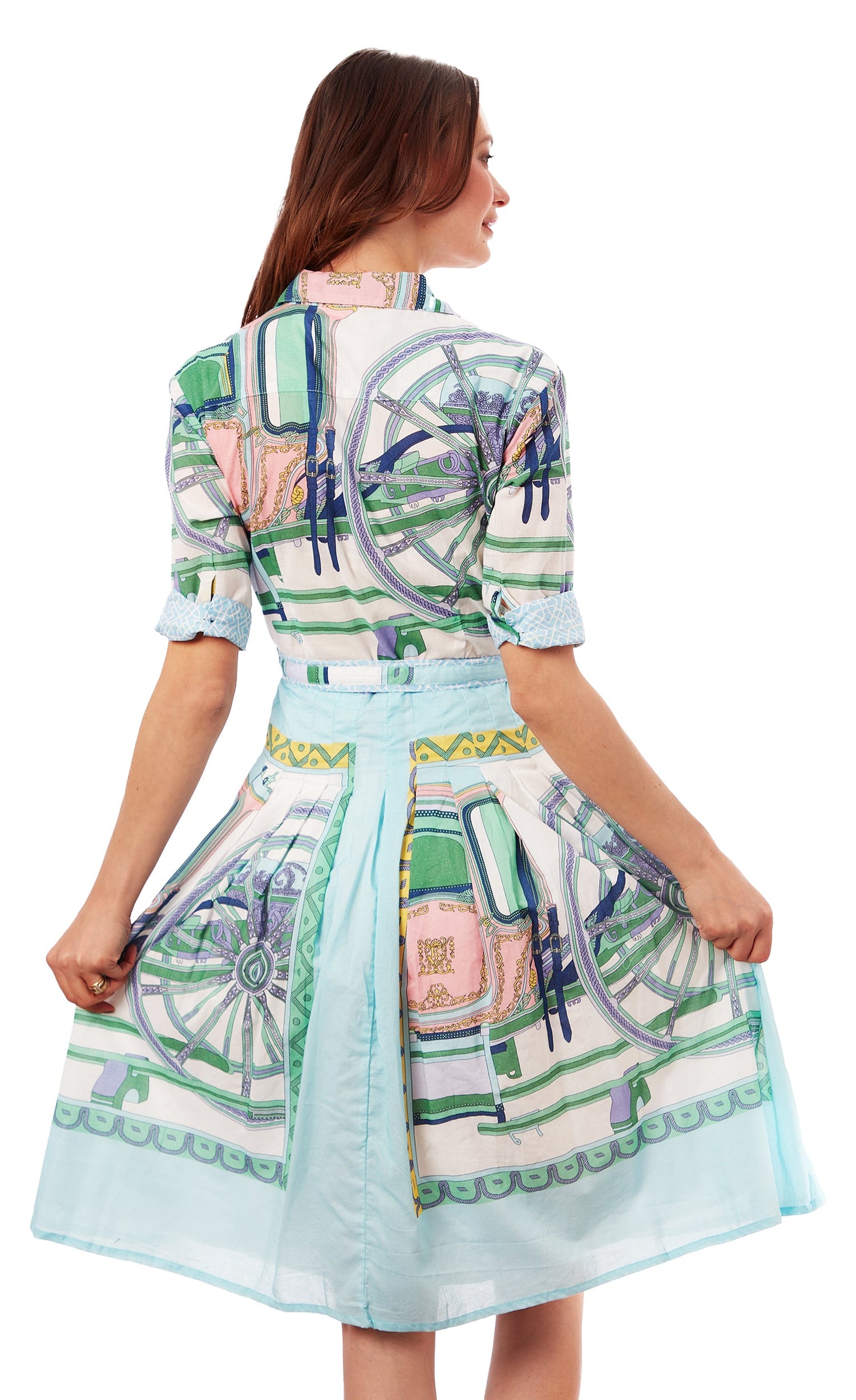 Mrs Maisel Dress Blue Wheel