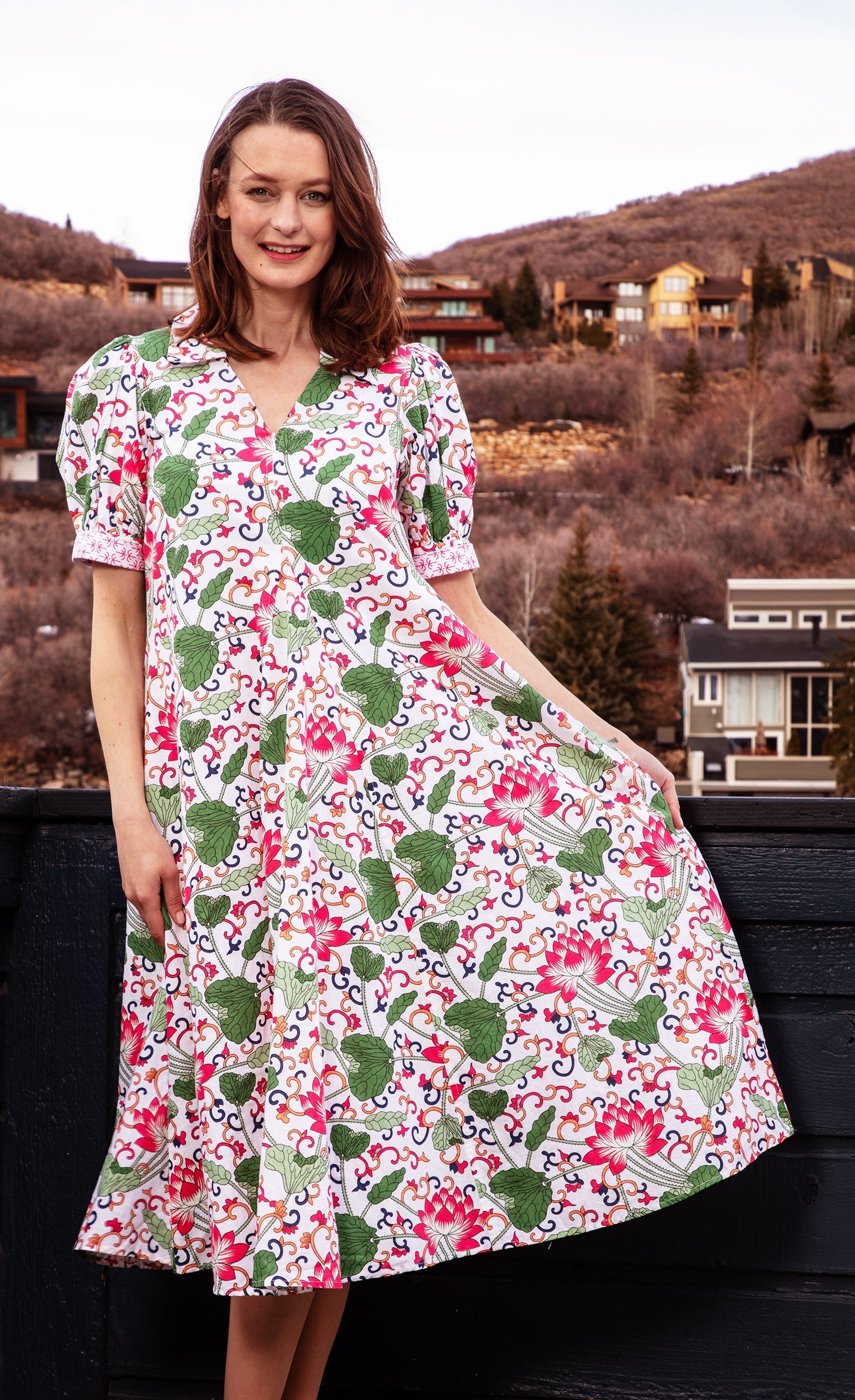 Montauk Dress White Floral