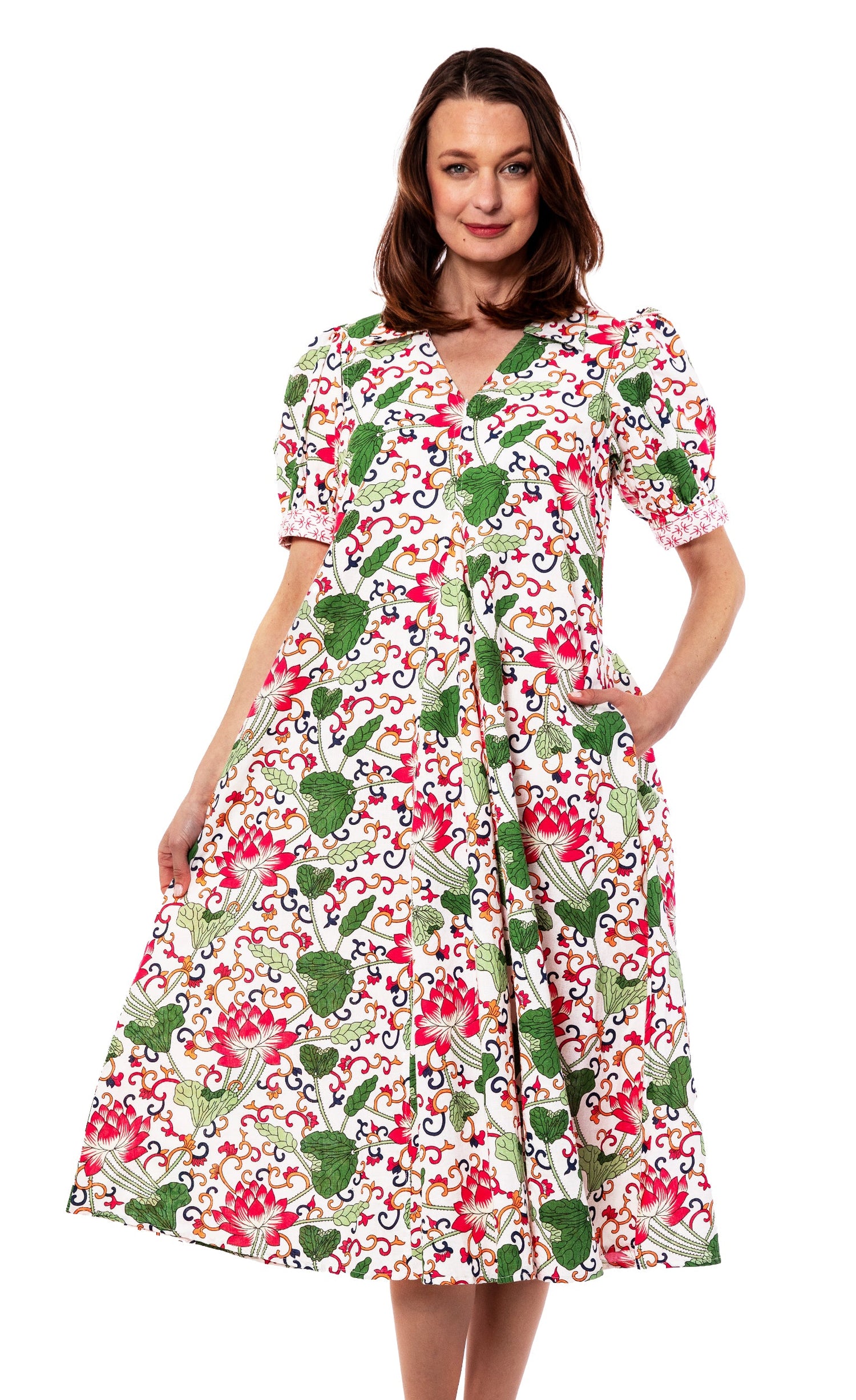 Montauk Dress White Floral