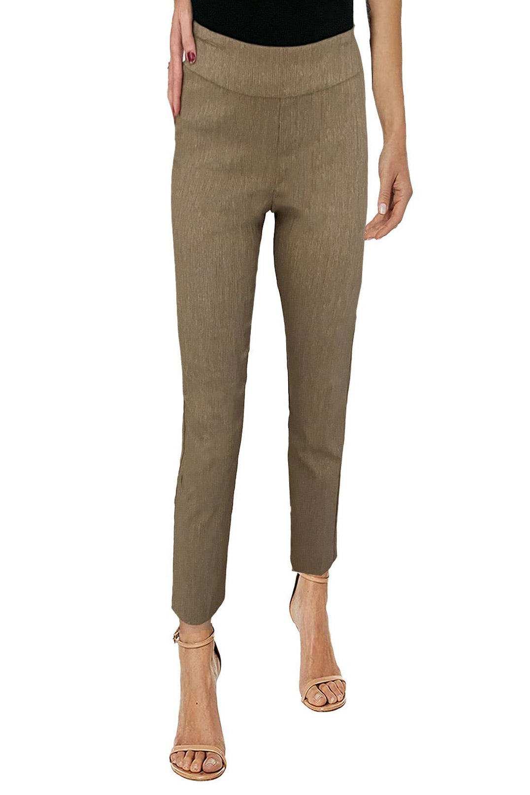 Krazy Larry P507 Pull on Pant - Taupe Ash