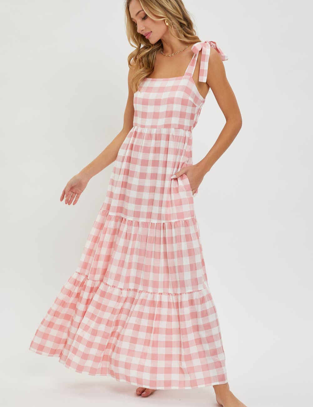 Cloister Collection | Gingham Maxi Dress