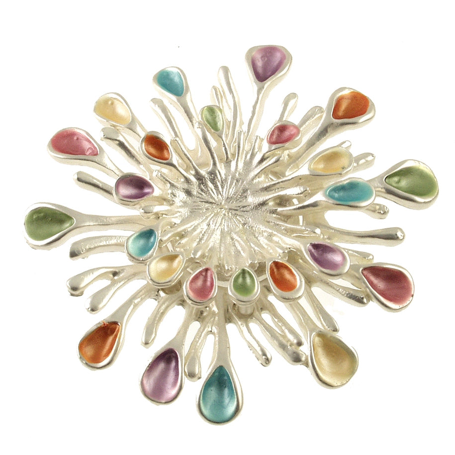 Sunburst Magnetic Brooch