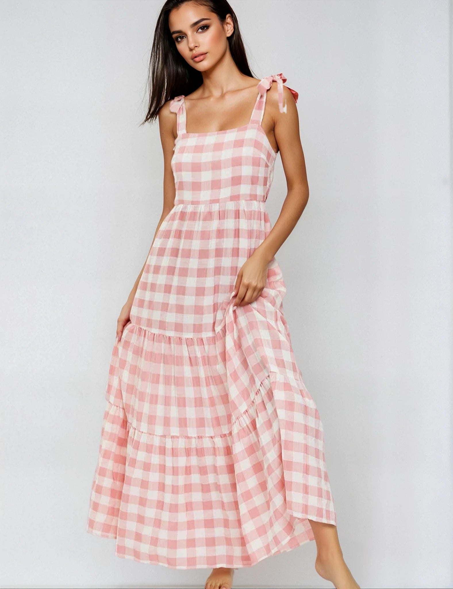 Cloister Collection | Gingham Maxi Dress