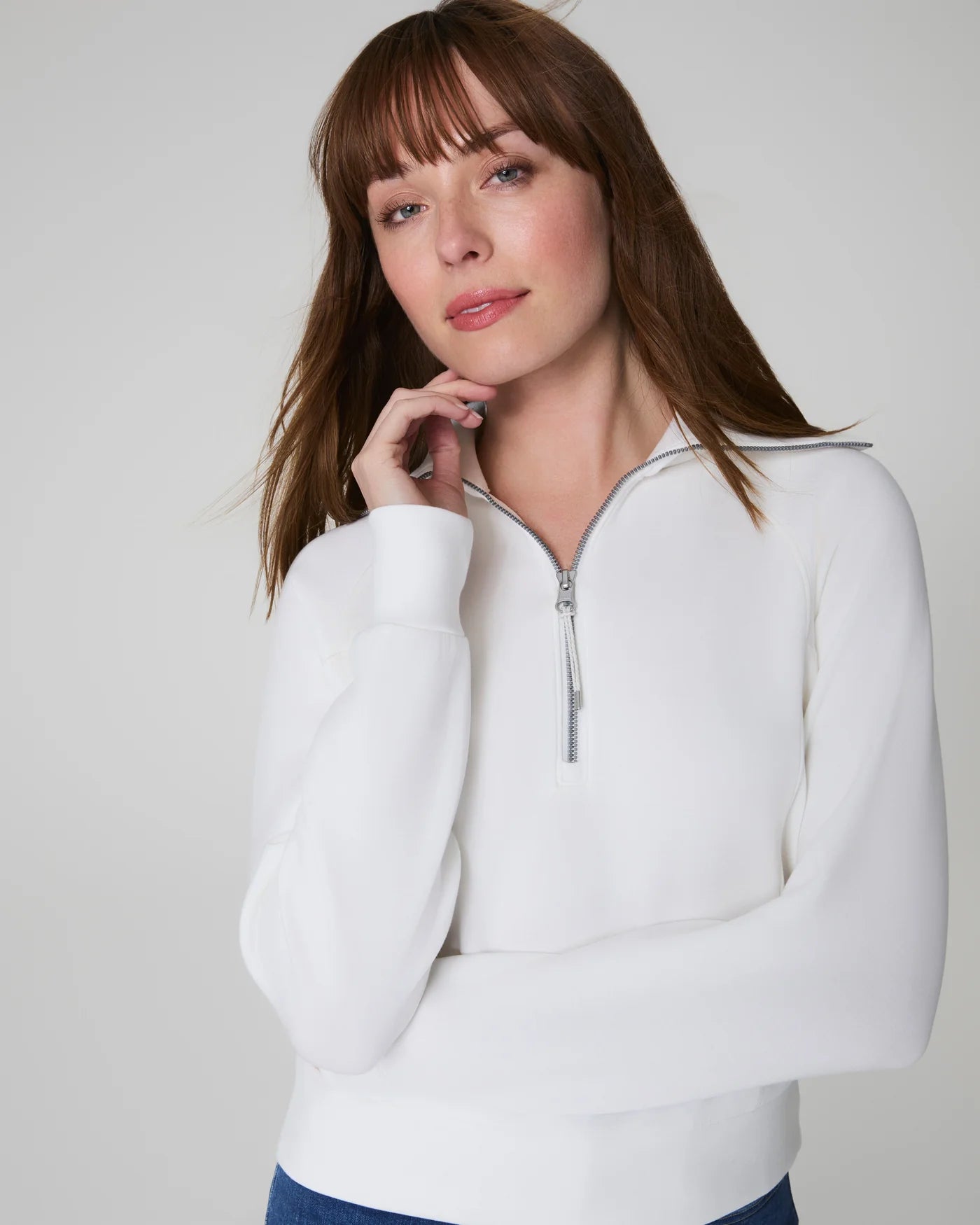 Spanx | Airessentials Half Zip Powder