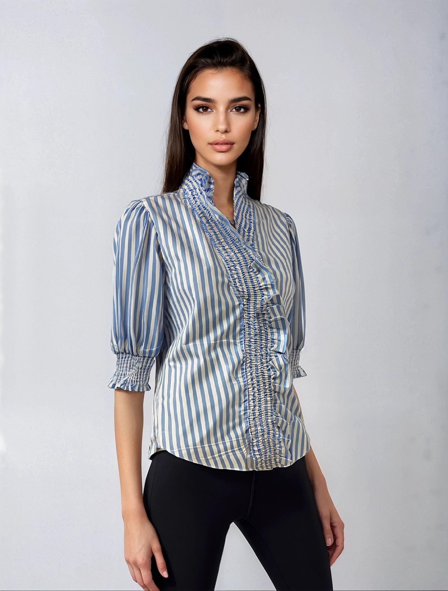 Boho Chic | Short Sleeve Stripe Top