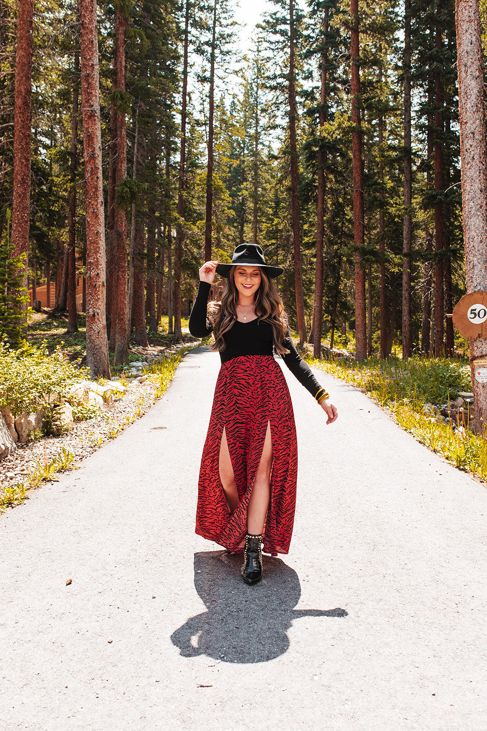 Buddy Love | Bridget Maxi Skirt - Tigers Blood