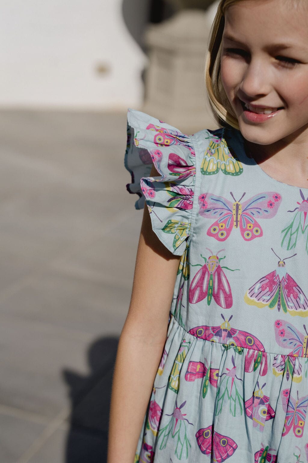 Briton Court | Girls Giana Dress | Meadow Bug