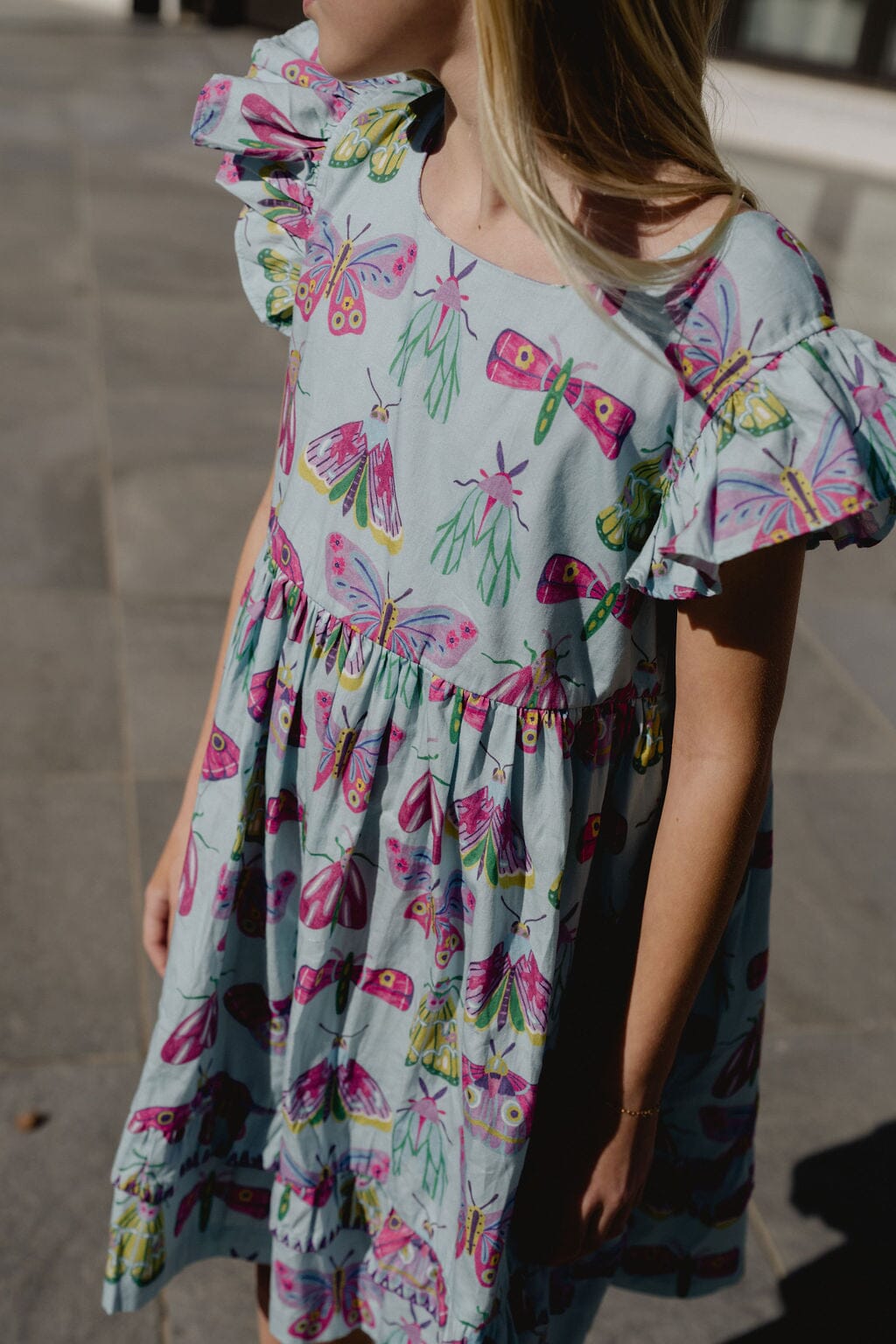 Briton Court | Girls Giana Dress | Meadow Bug