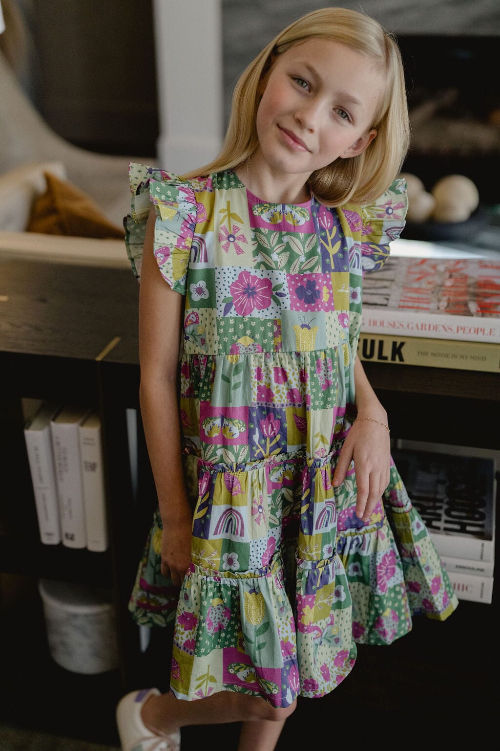 Briton Court | Girls Meredith Dress | Sunshine Quilt Dress