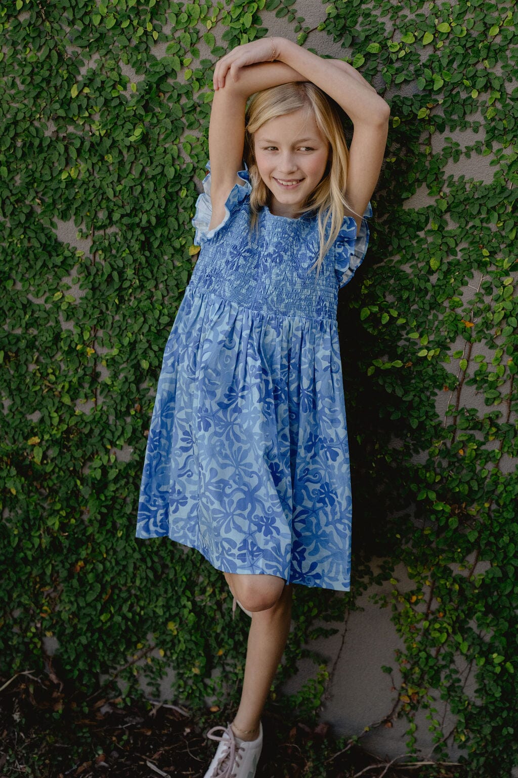 Briton Court | Girls Olive Dress