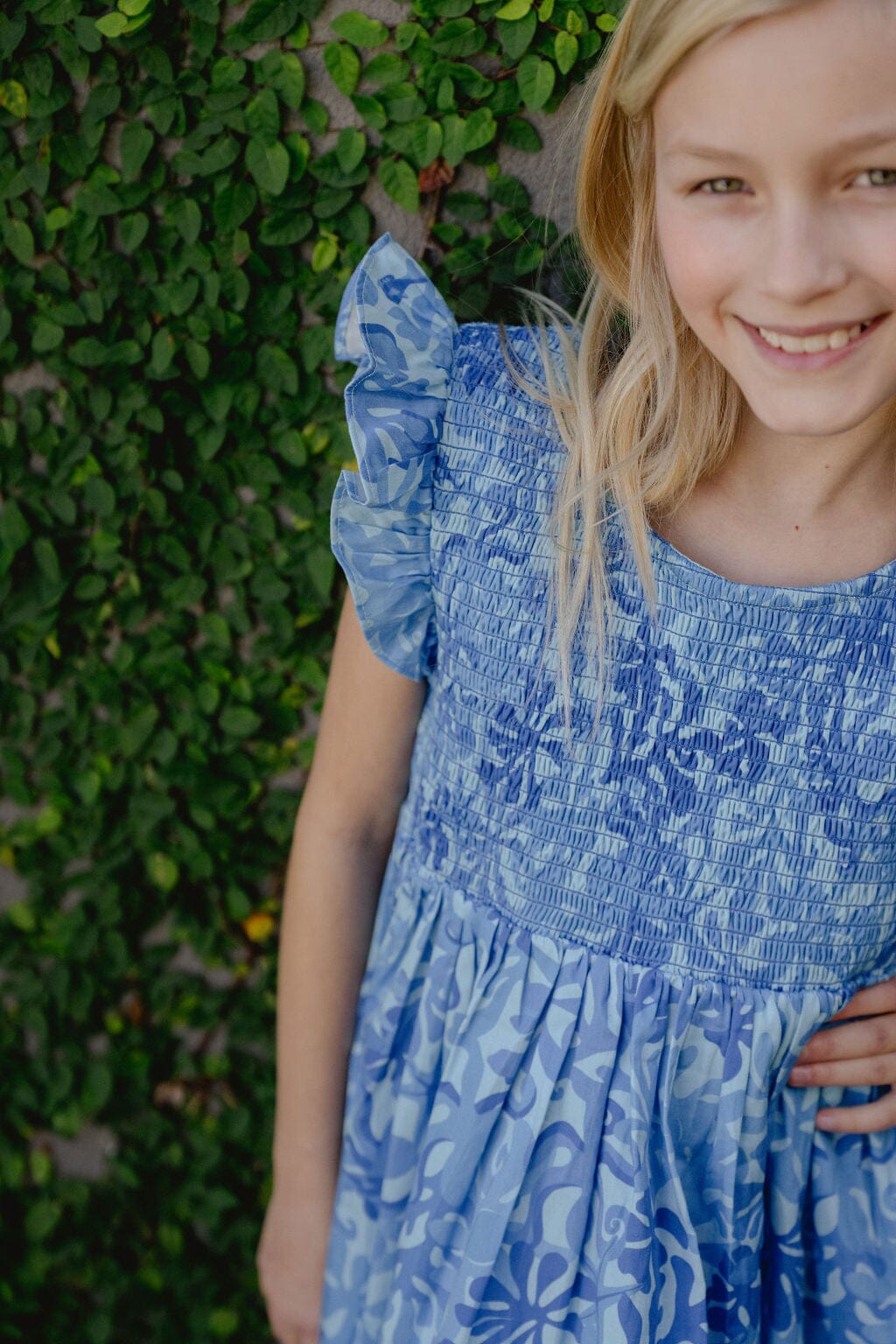 Briton Court | Girls Olive Dress