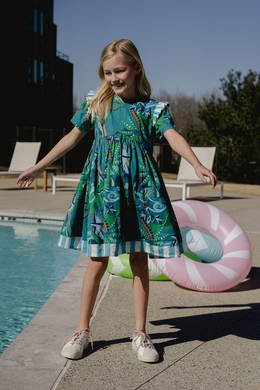 Briton Court | Girls Lotus Dress