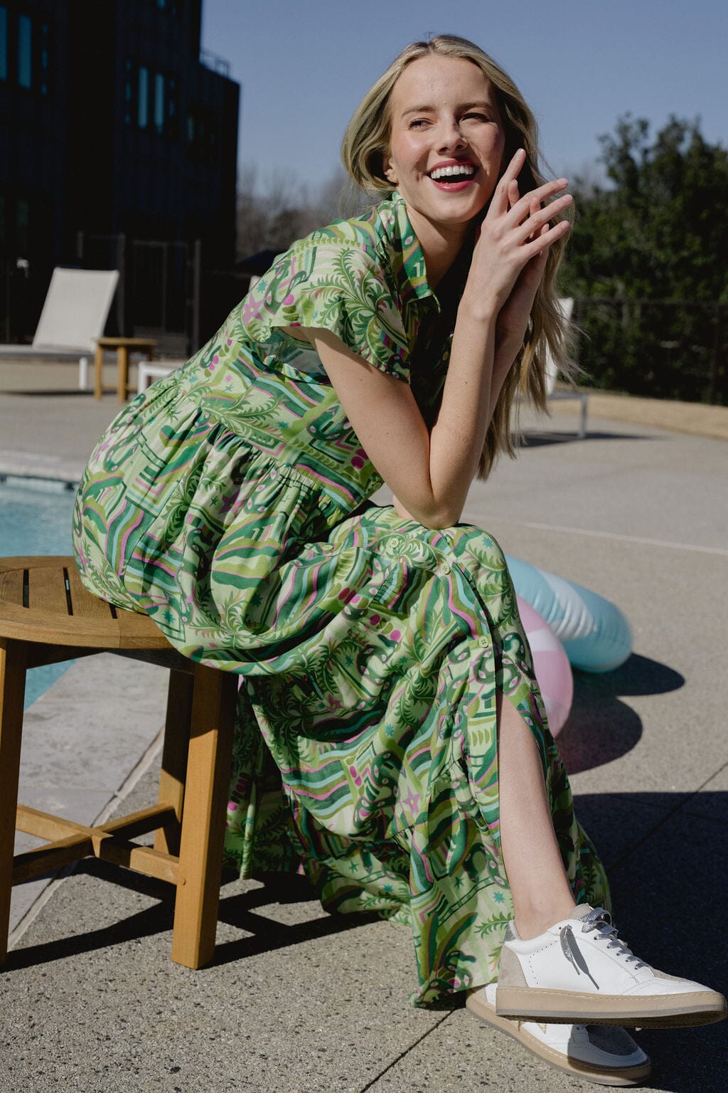 Briton Court | Frenchi Maxi | Summer Green