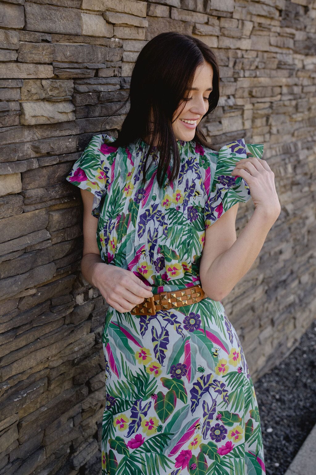 Briton Court | Eloise Top - Garden Party