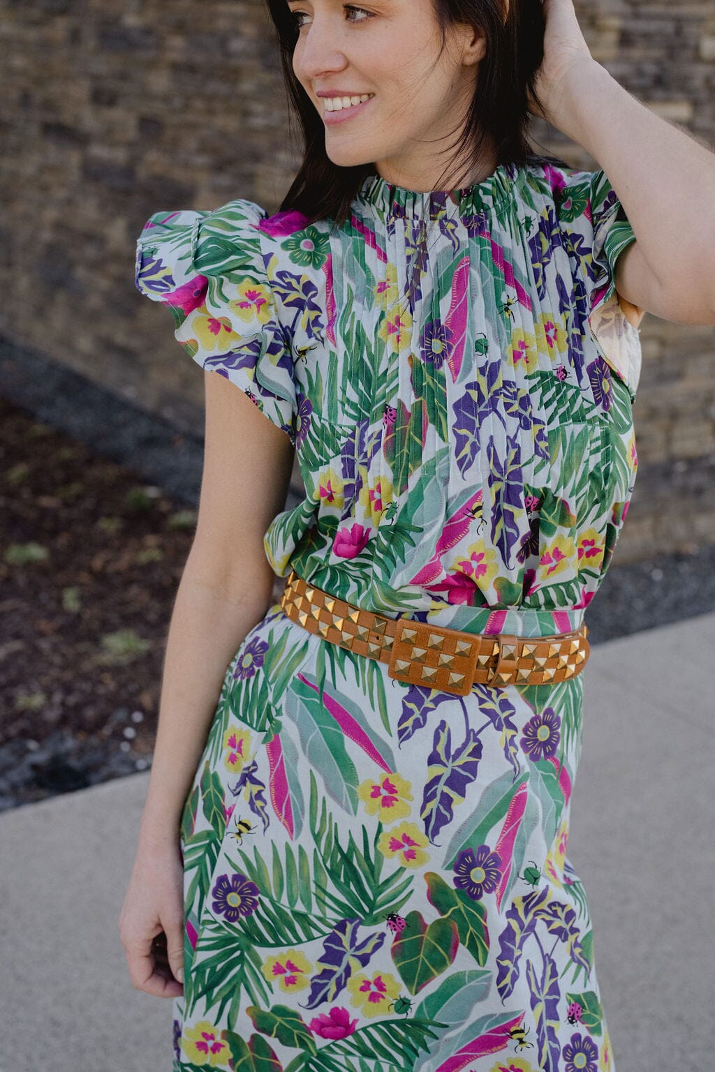 Briton Court | Eloise Top - Garden Party