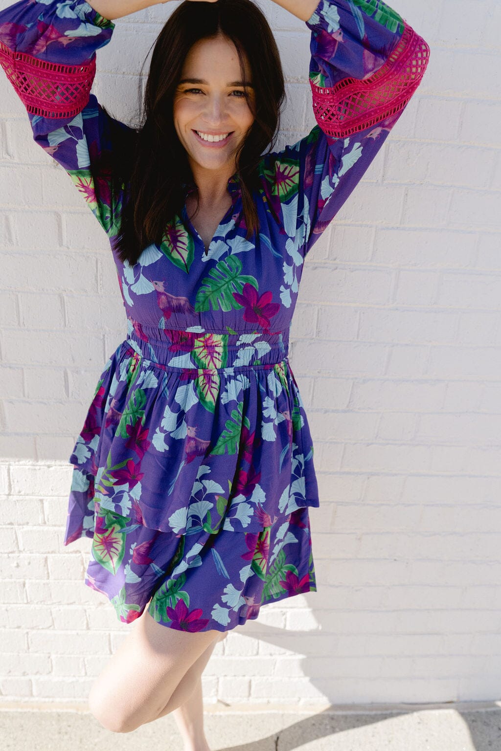 Briton Court | Natali Mini Dress | Violet Seas