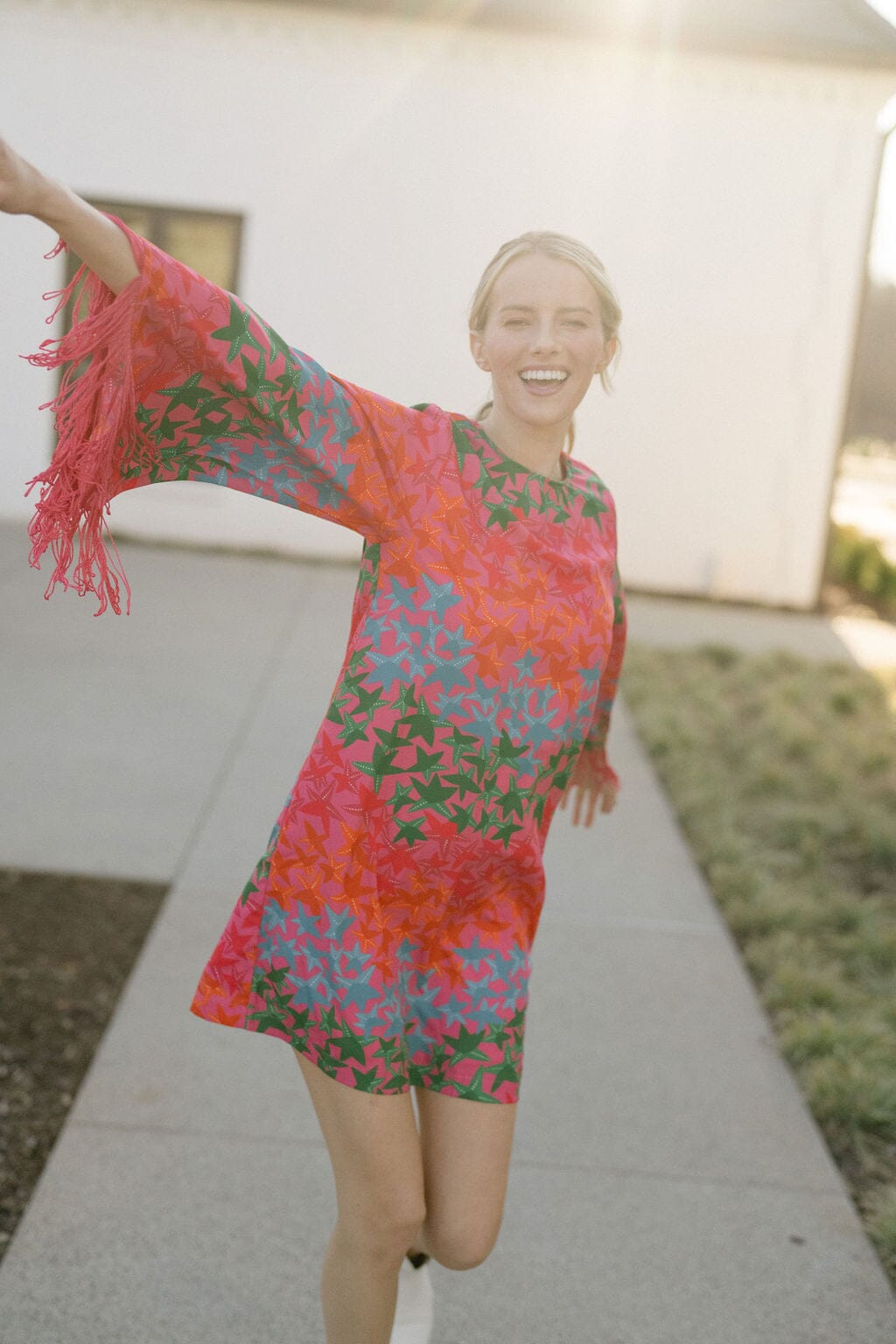 Briton Court | Silvia Fringe Dress - Starfish