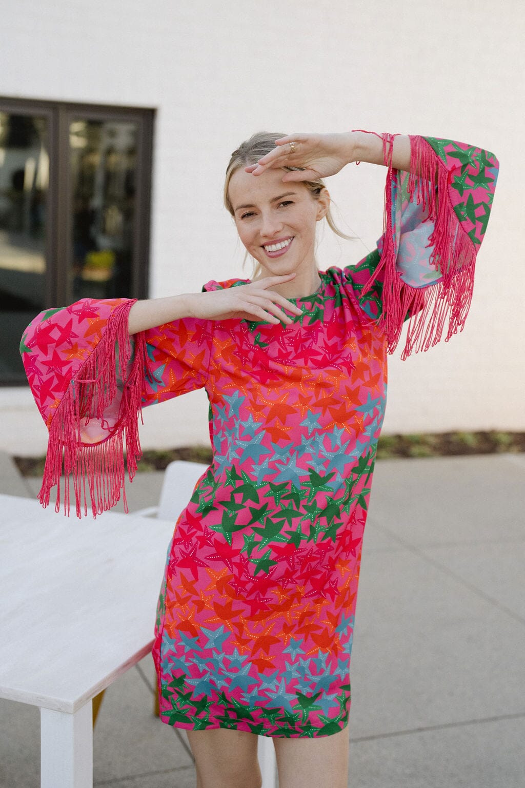 Briton Court | Silvia Fringe Dress - Starfish