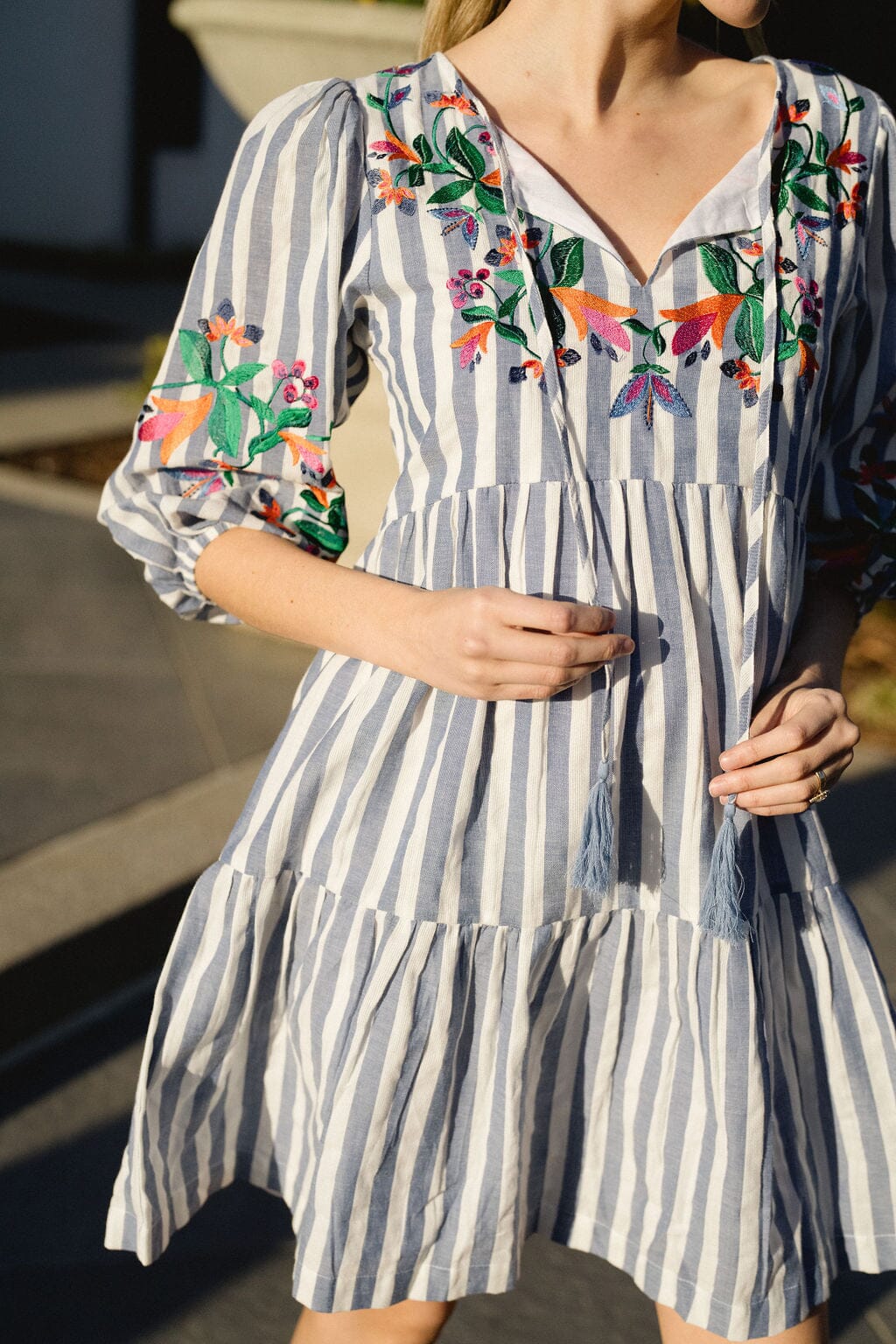 Briton Court | Paula Mini Dress | Striped