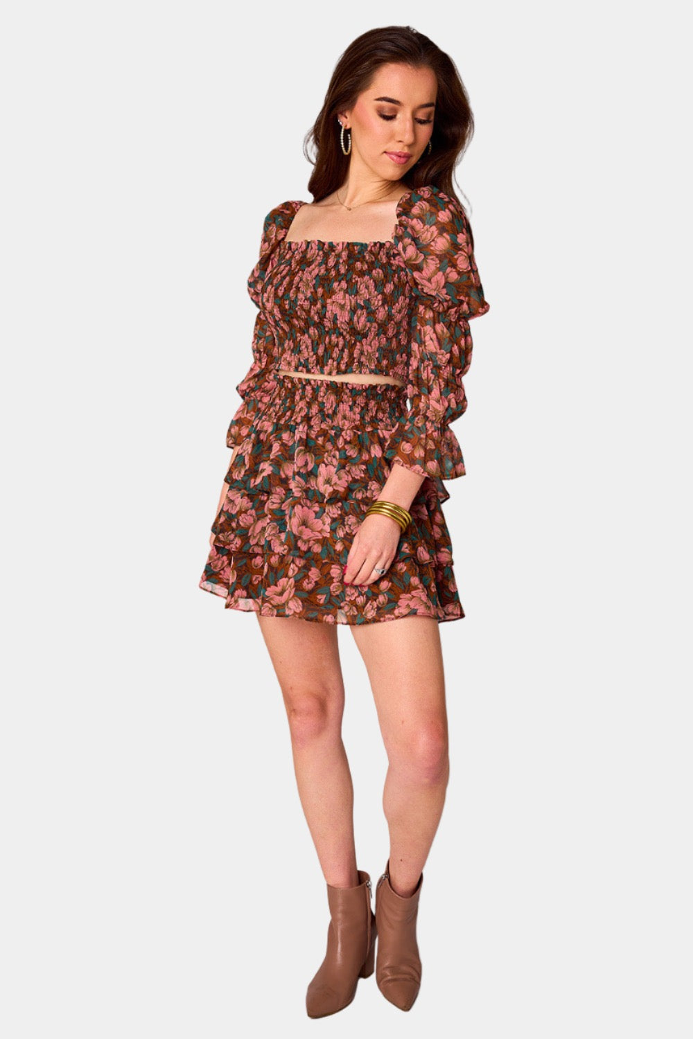 Buddy Love | Nelly Smocked Two-Piece Set - Lost Lovers