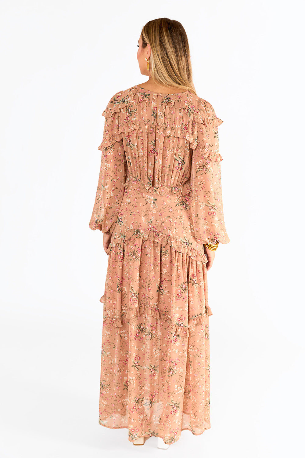 Buddy Love | Pia Long Sleeve Maxi Dress - Adrift