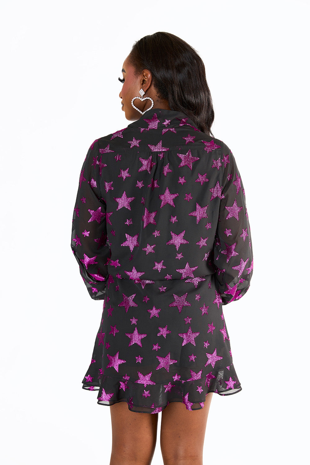Buddy Love | Jace Long Sleeve Romper - Celestial