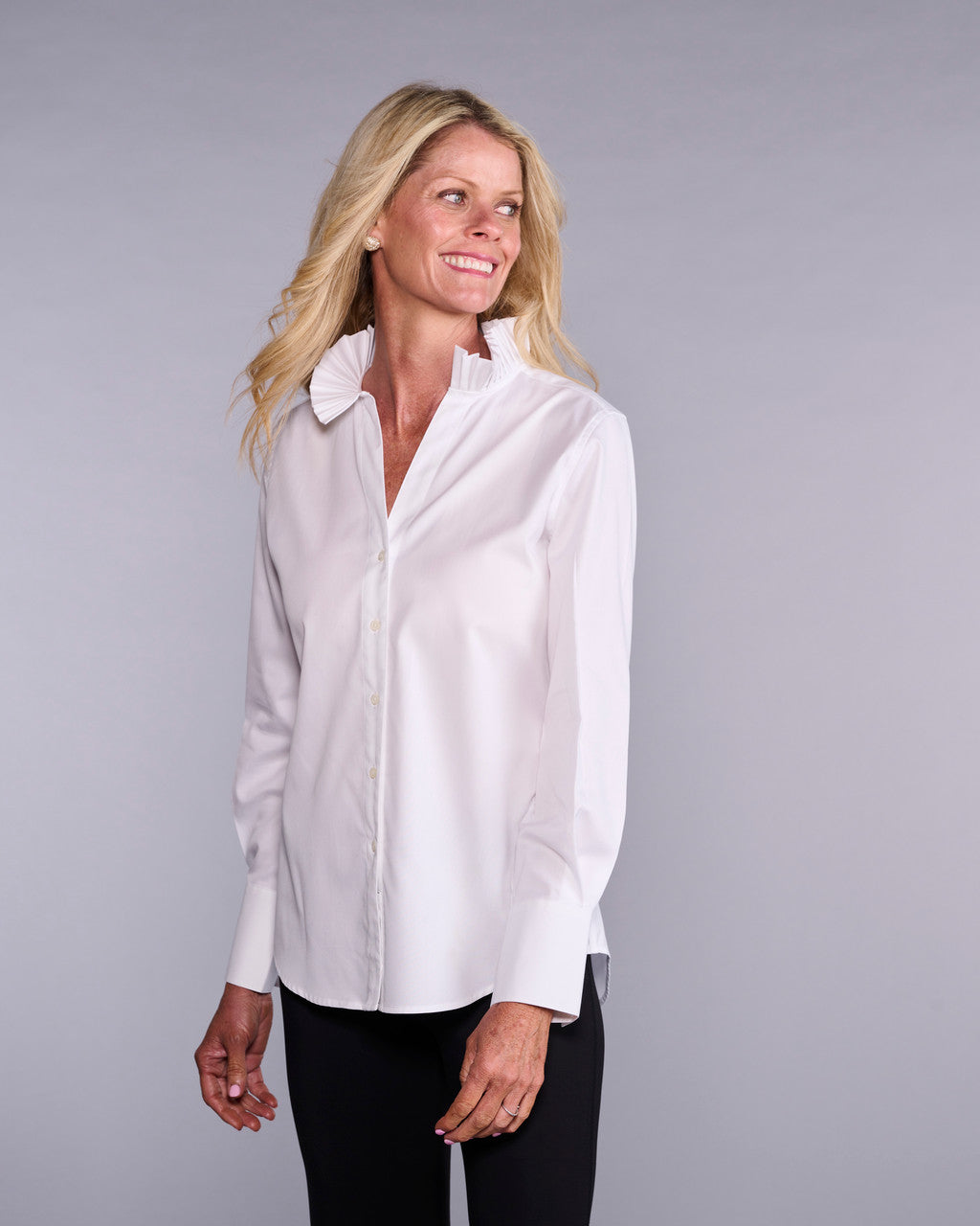 Pleated Layered Top
