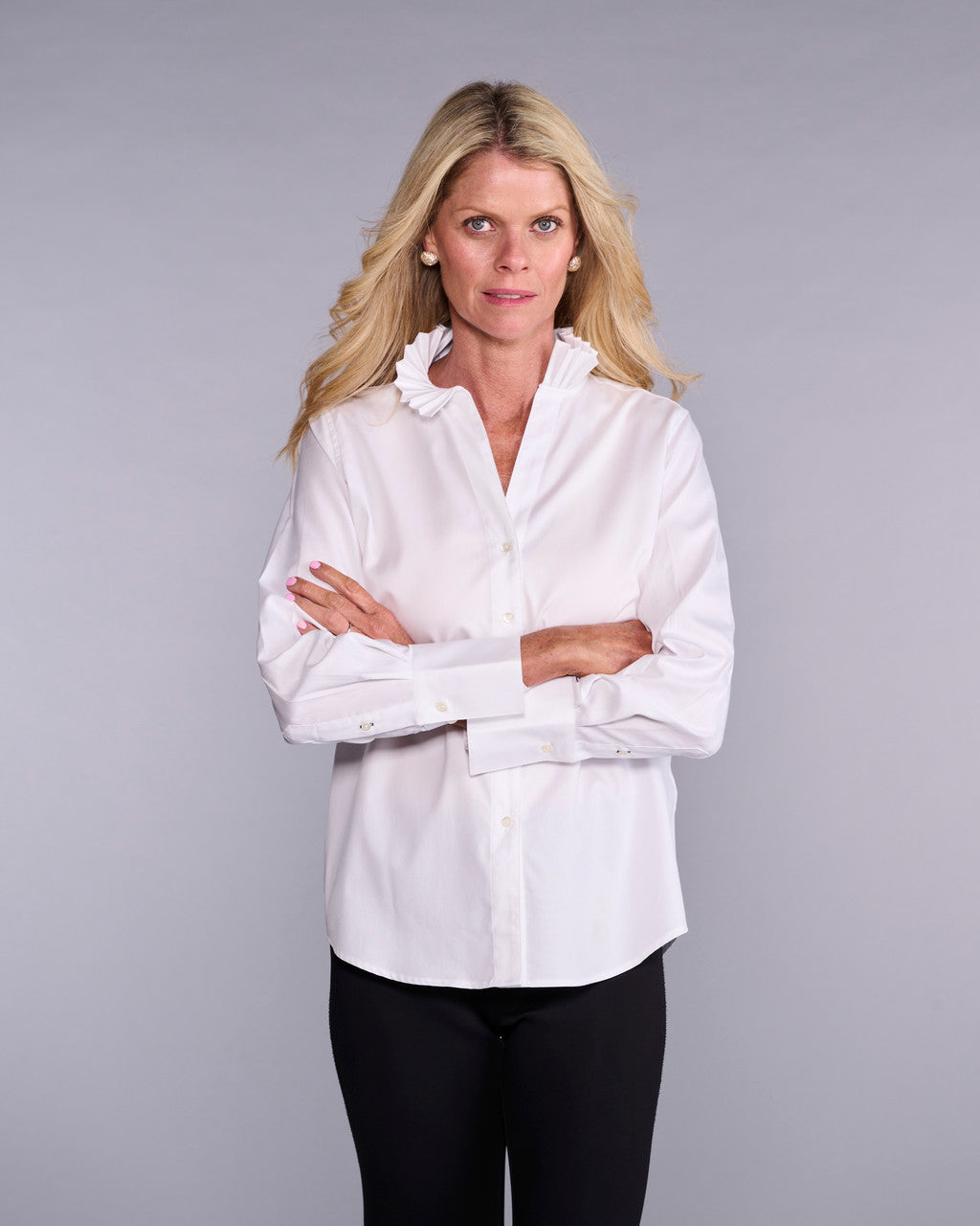 Pleated Layered Top