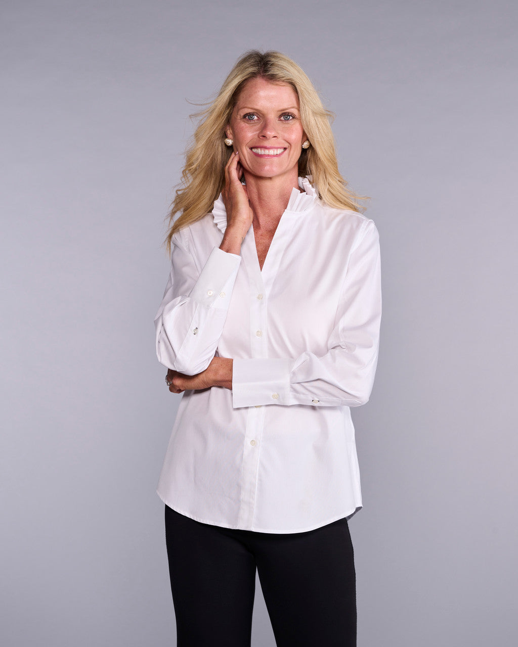 Pleated Layered Top