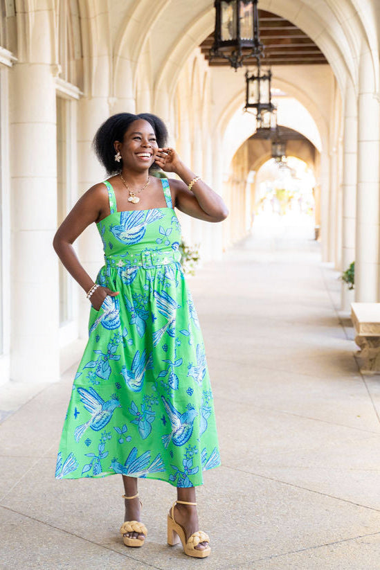 Sheridan French | San Miguel Dress - Maritime Songbird