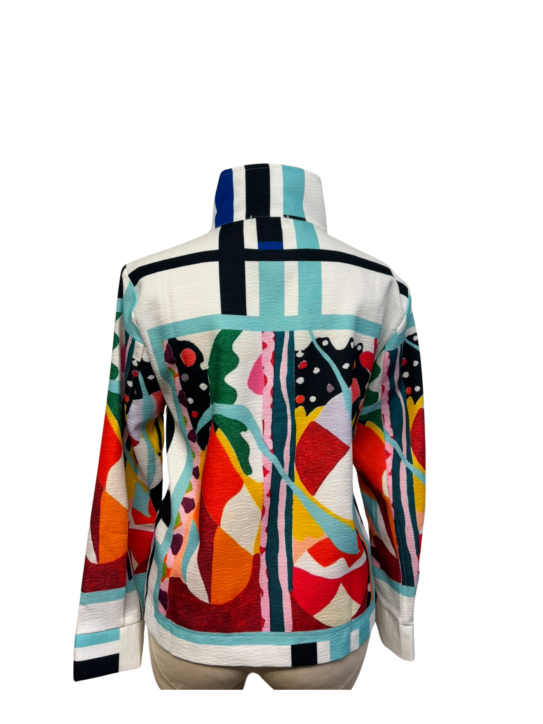 Damee | Biker Jacket Abstract Art