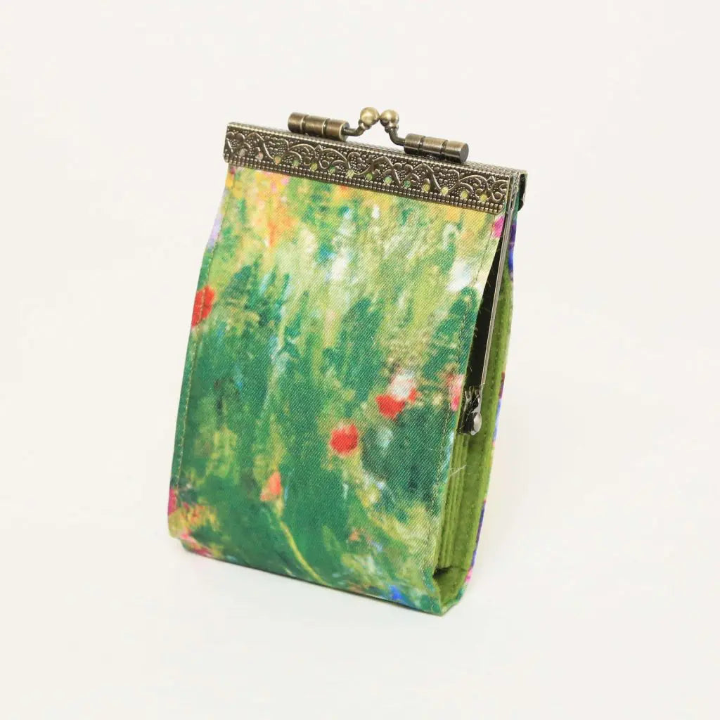 Cathayana | Card Holder with RFID Protection Monet’s Alice Gardens