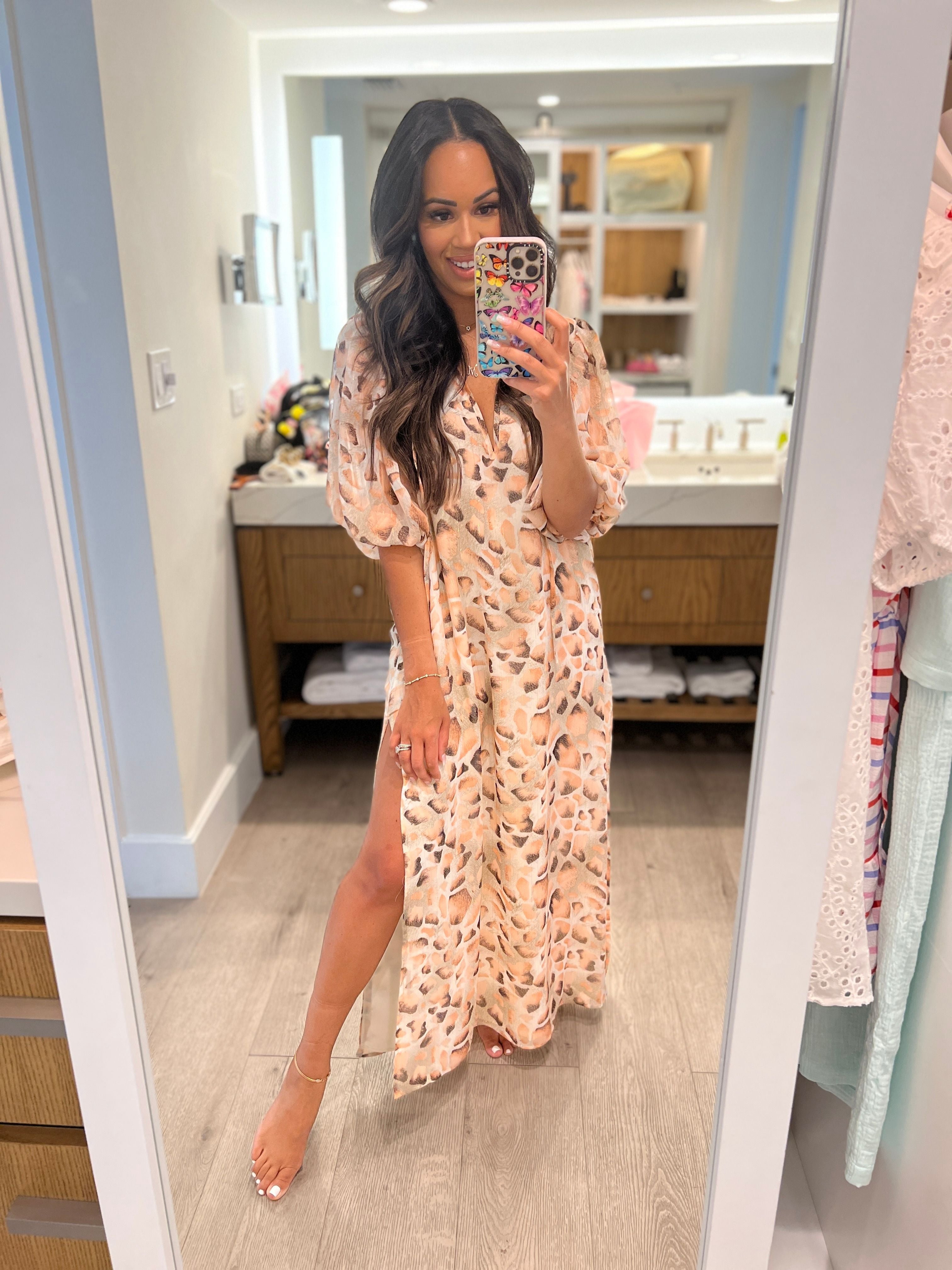 Buddy Love | Pamela Caftan Maxi Dress - Shell