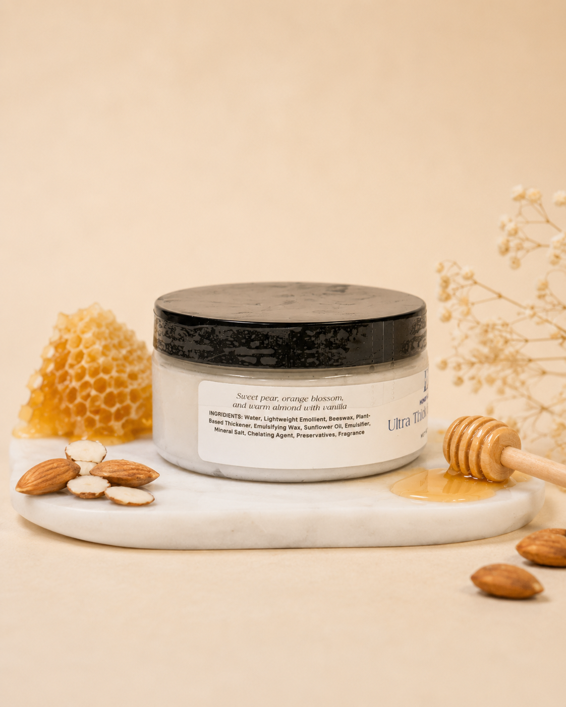 Jar of Honey & Almond Ultra Thick Body Butter