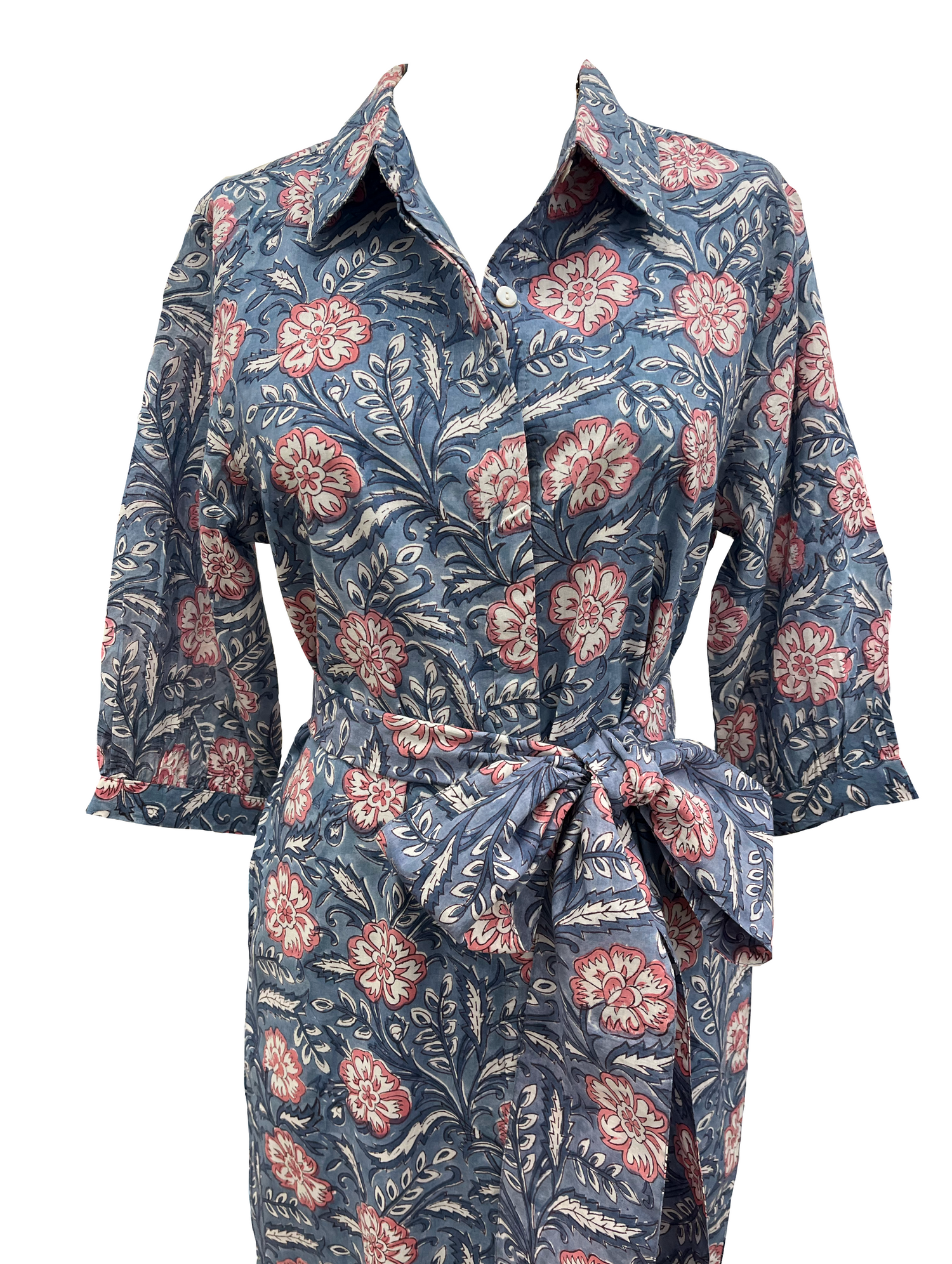 Soleil De Mer | Rosey Maxi Dress - Blue Pink