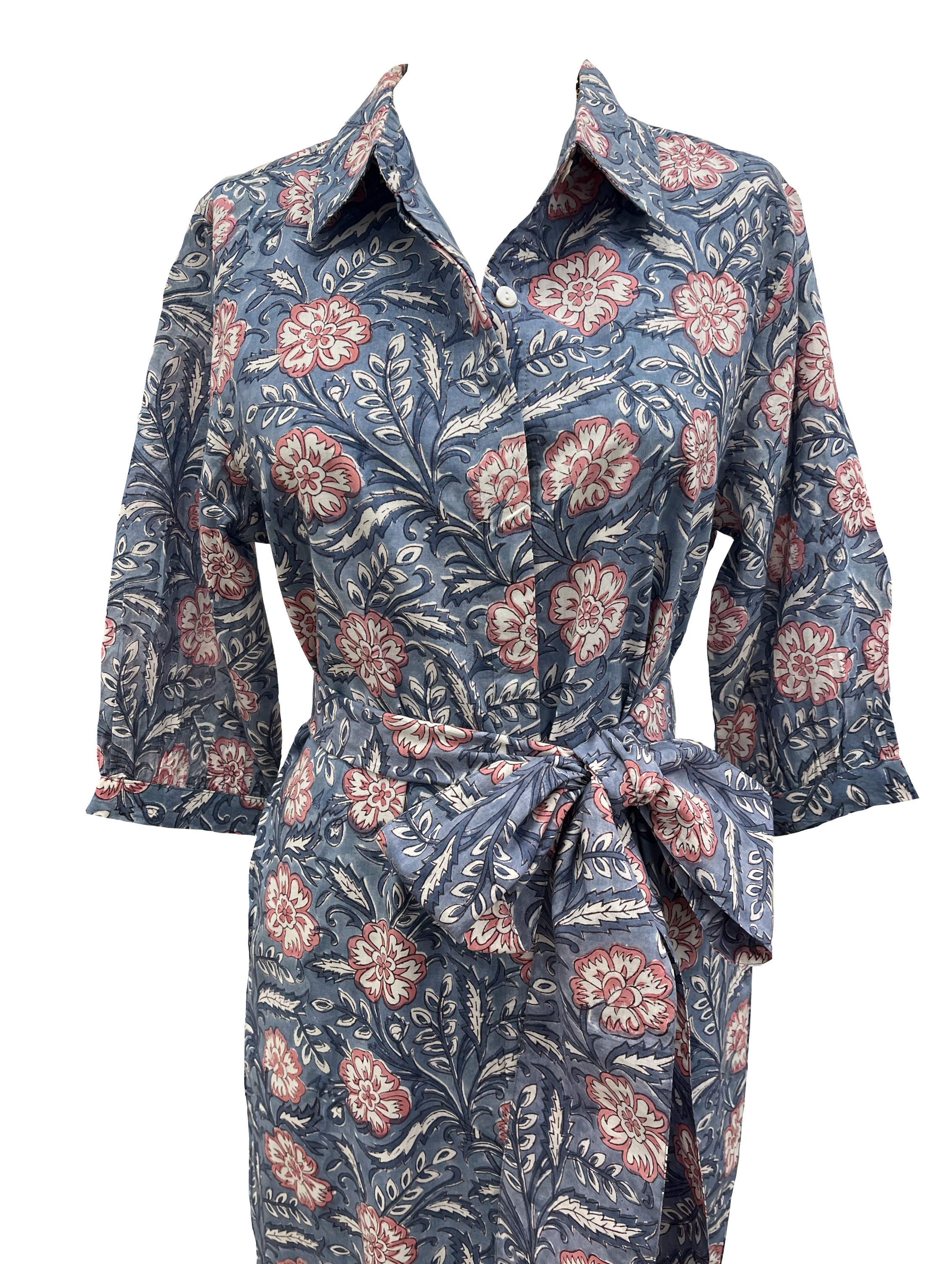 Soleil De Mer | Rosey Maxi Dress - Blue Pink