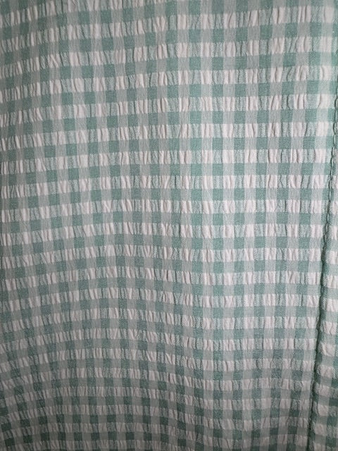 Cloister Collection | Button Back Seersucker Top