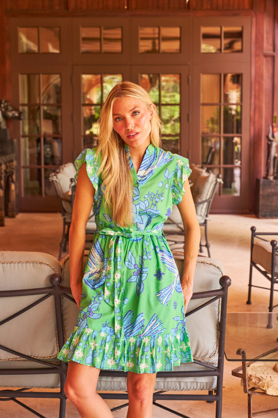 Sheridan French | Miller Dress - Maritime Songbird