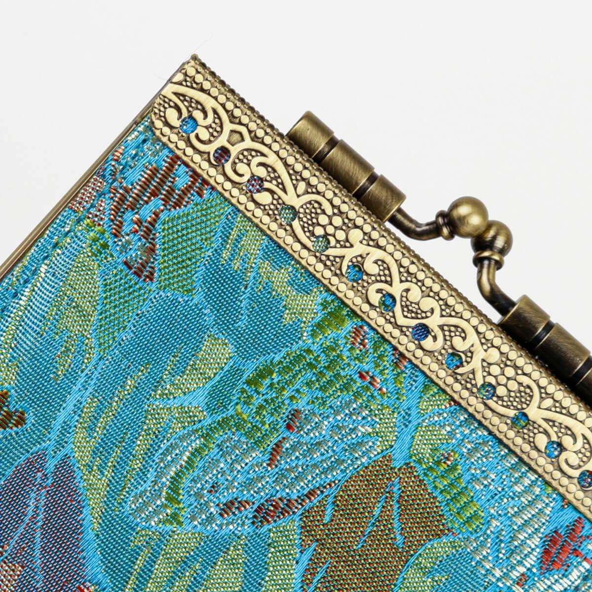 Floral Brocade Card Holder