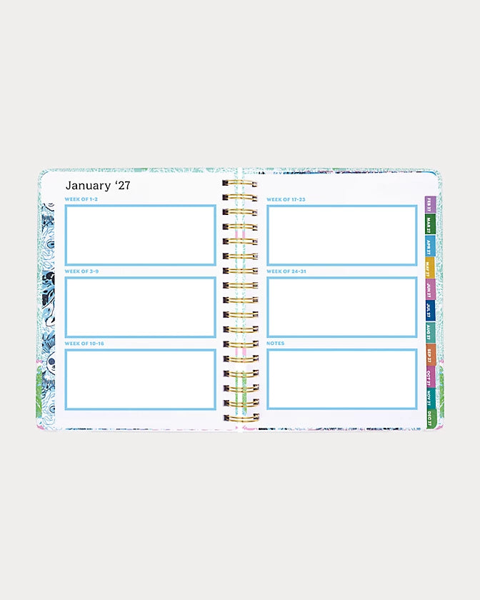 Lilly Pulitzer 2026-2027 17 Month Large Agenda comes in Mint Condition Fantastical